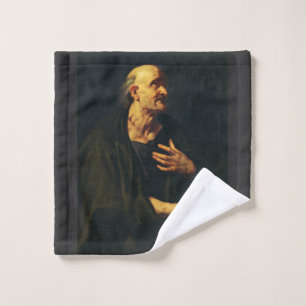 Saint Bartholomew by Peter Paul Rubens Wash Cloth