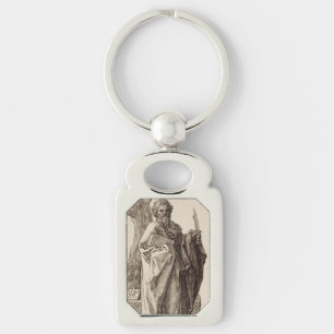 Saint Bartholomew the Apostle by Albrecht Durer  Key Ring