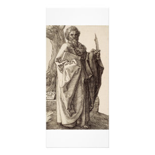 Saint Bartholomew the Apostle by Albrecht Durer Rack Card