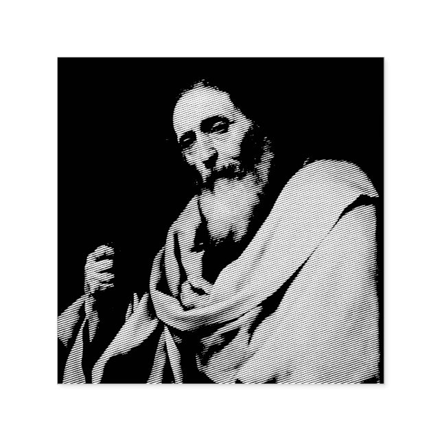 Saint Bartholomew the Apostle by Jusepe de Ribera  Self-inking Stamp (Design)
