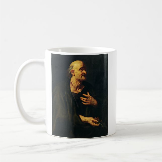 Saint Bartholomew the Apostle by Rubens Coffee Mug (Left)