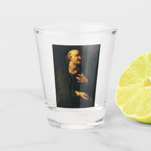 Saint Bartholomew the Apostle by Rubens Shot Glass