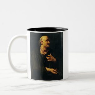 Saint Bartholomew the Apostle by Rubens Two-Tone Coffee Mug