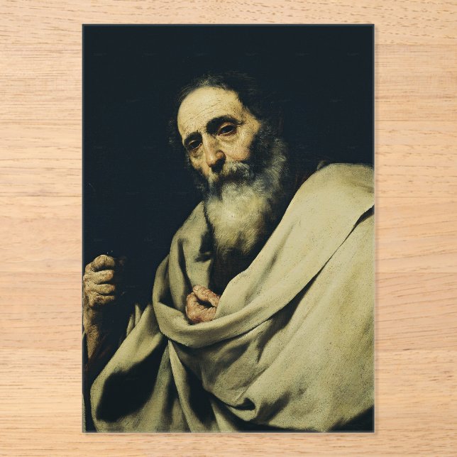 Saint Bartholomew the Apostle Fine Art Acrylic Invitations (Front)