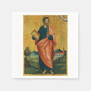 Saint Bartholomew the Apostle Fine Art Napkin
