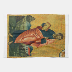 Saint Bartholomew the Apostle Fine Art Tea Towel