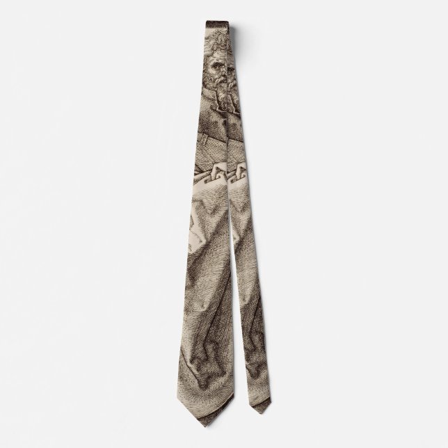 Saint Bartholomew the Apostle Fine Art Tie (Front)