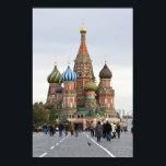 Saint Basil Cathedral. Red Square Moscow Russia Poster<br><div class="desc">Saint Basil Cathedral. Red Square Moscow Russia</div>