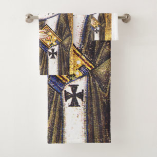 Saint Basil of Caesarea Bath Towel Set