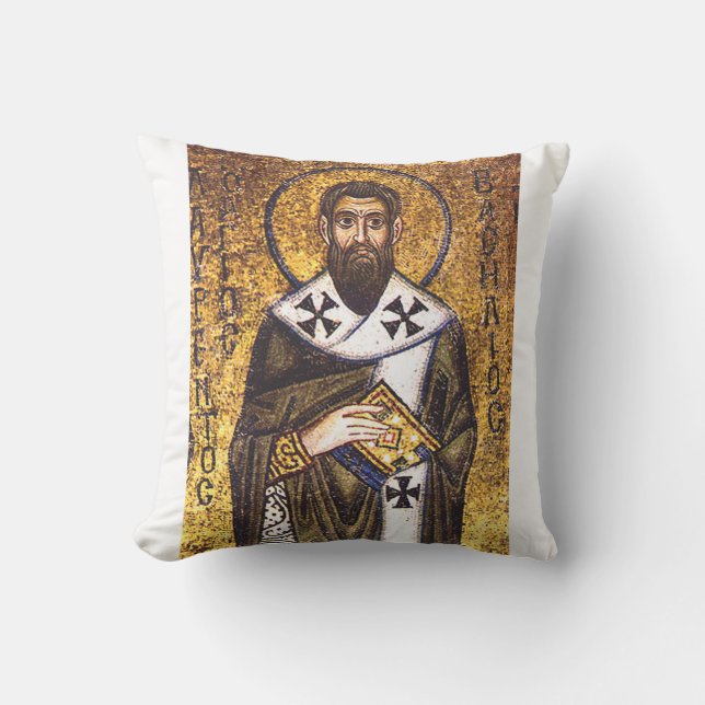 Saint Basil of Caesarea Cushion (Front)
