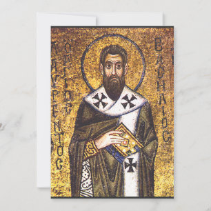 Saint Basil of Caesarea Holiday Card