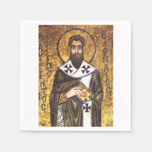 Saint Basil of Caesarea Napkin