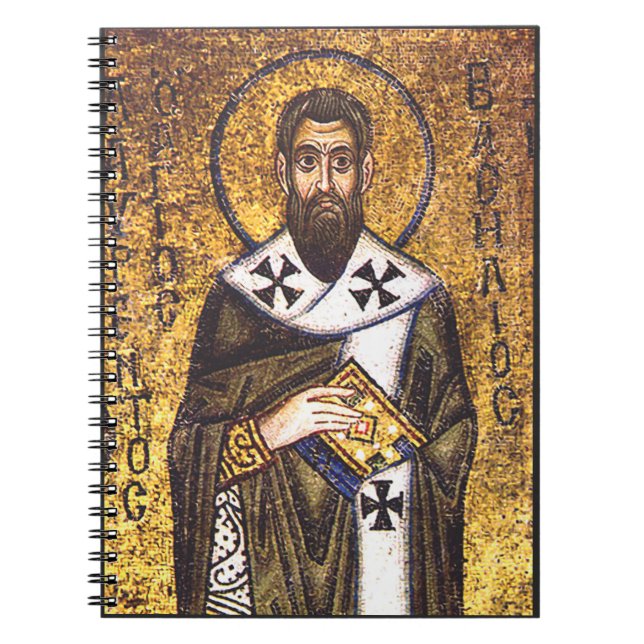 Saint Basil of Caesarea Notebook (Front)