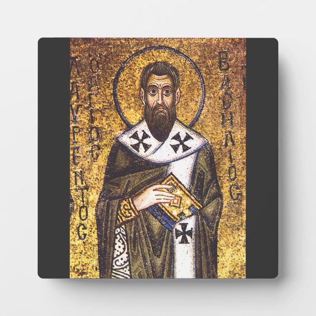 Saint Basil of Caesarea Plaque (Front)