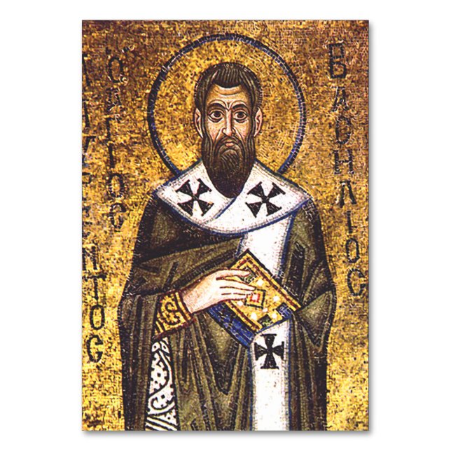 Saint Basil of Caesarea Table Number (Front)