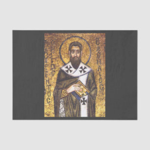 Saint Basil of Caesarea Tissue Paper