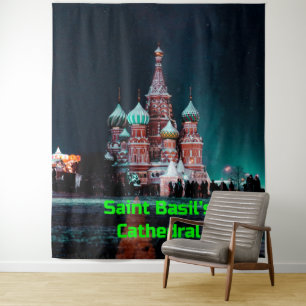 Saint Basil’s Cathedral, Moscow, Russia Tapestry