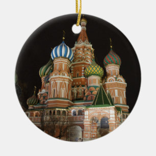 Saint Basil's Cathedral 2 Ceramic Ornament