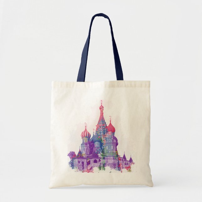 Saint Basil's Cathedral Moscow Tote Bag (Front)