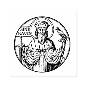 Saint Bavo Eastern Orthodox Catholic Rubber Stamp