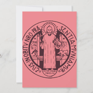 Saint Benedict Medal Holiday Card