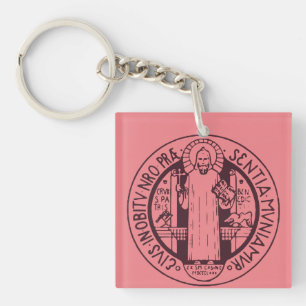 Saint Benedict Medal Key Ring