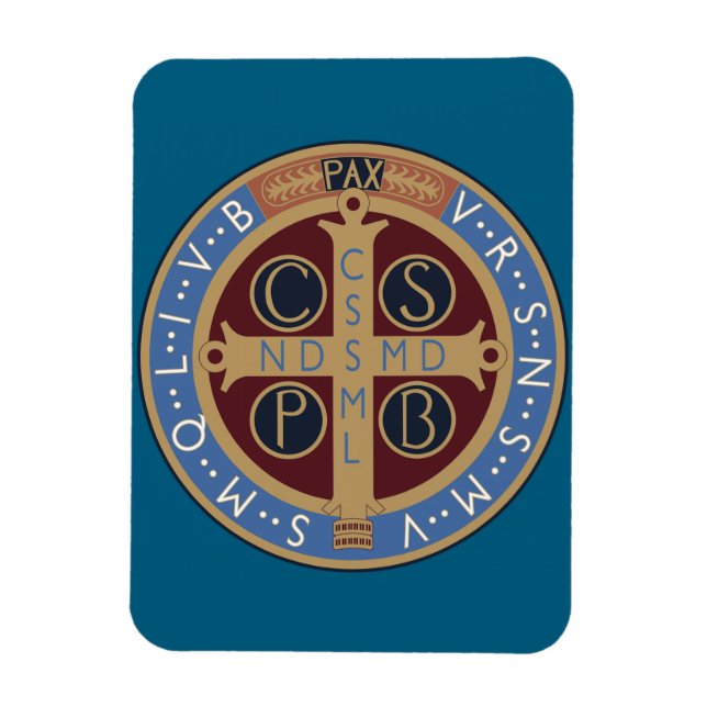 Saint Benedict Medal Magnet (Vertical)