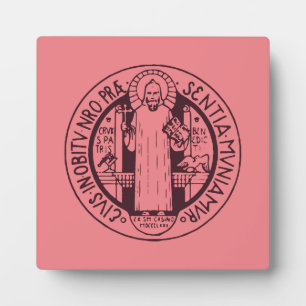 Saint Benedict Medal Plaque