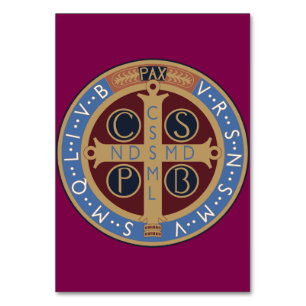 Saint Benedict Medal Table Number