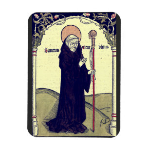 Saint Benedict of Nursia Abbot of Monte Cassino Magnet