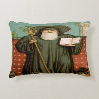 Saint Benedict of Nursia Decorative Cushion