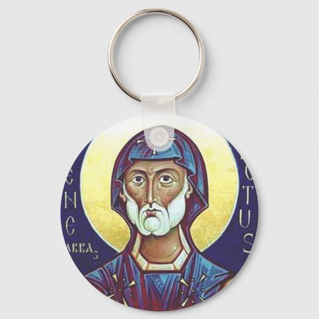 Saint Benedict of Nursia Key Ring (Front)
