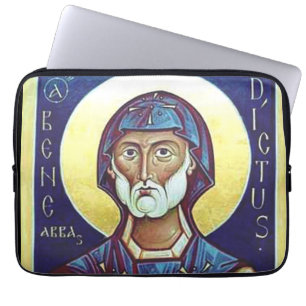 Saint Benedict of Nursia Laptop Sleeve