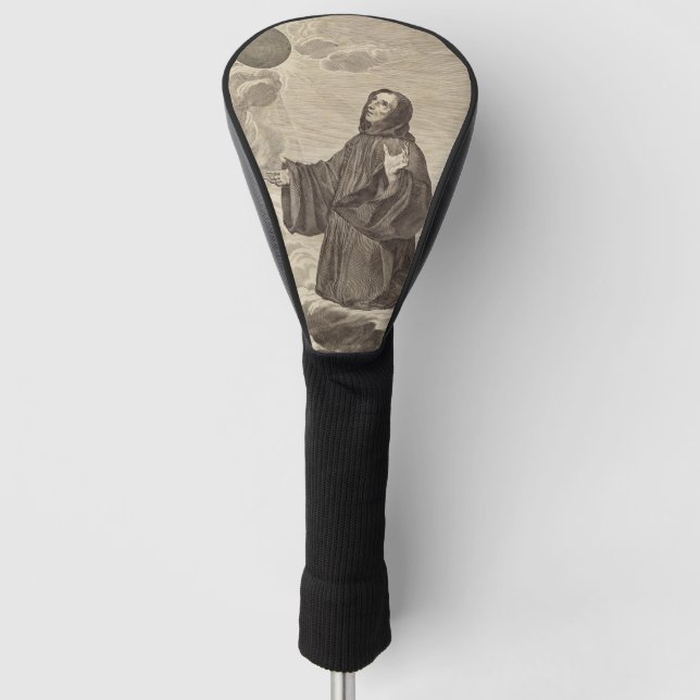 Saint Benedict of Nursia Religious Art Golf Head Cover (Front)