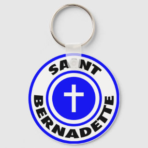 Saint Bernadette Key Ring