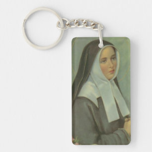 Saint  Bernadette Key Ring