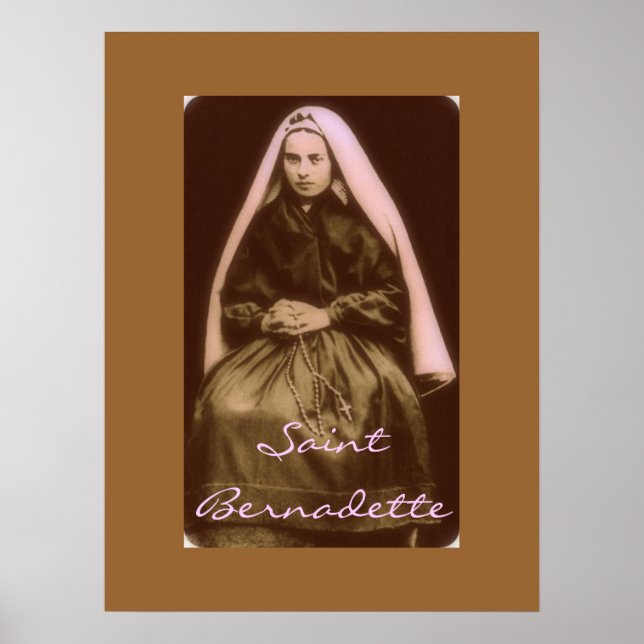 saint bernadette poster (Front)
