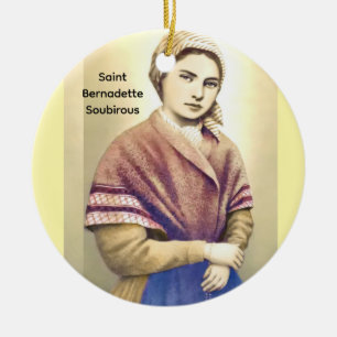 Saint Bernadette Soubirous Ceramic Ornament