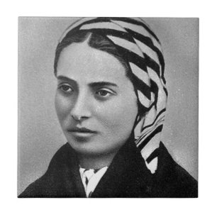 SAINT BERNADETTE SOUBIROUS CERAMIC TILE