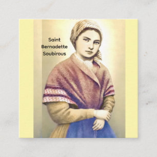 Saint Bernadette Soubirous Enclosure Card