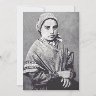 Saint Bernadette Soubirous Invitation