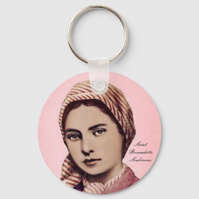 SAINT BERNADETTE SOUBIROUS KEY RING (Front)
