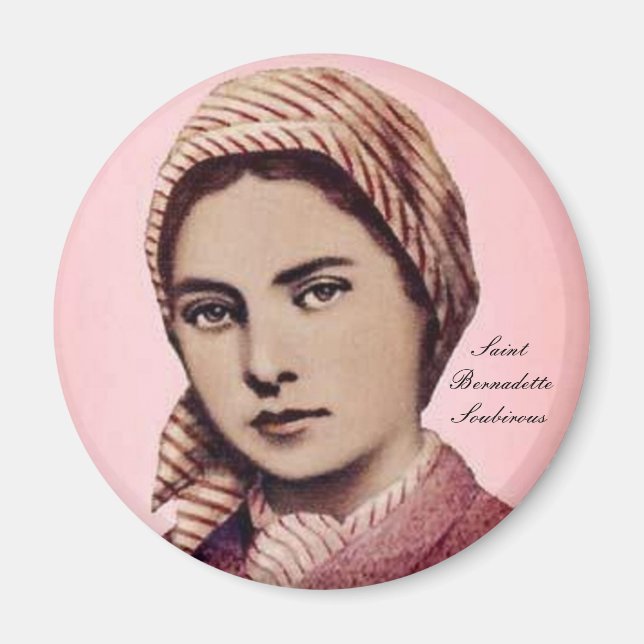 SAINT BERNADETTE SOUBIROUS MAGNET (Front)