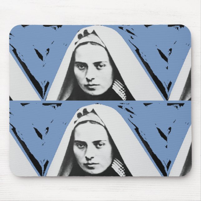 SAINT BERNADETTE SOUBIROUS MOUSE PAD (Front)