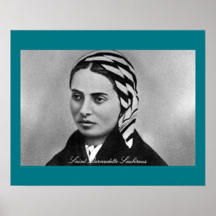 Saint Bernadette Soubirous Poster
