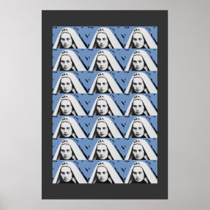 SAINT BERNADETTE SOUBIROUS POSTER