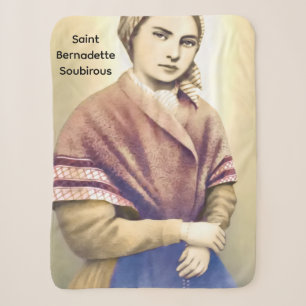 Saint Bernadette Soubirous Sherpa Blanket