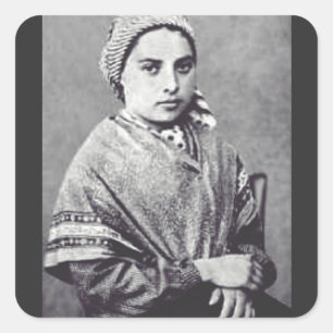 Saint Bernadette Soubirous Square Sticker