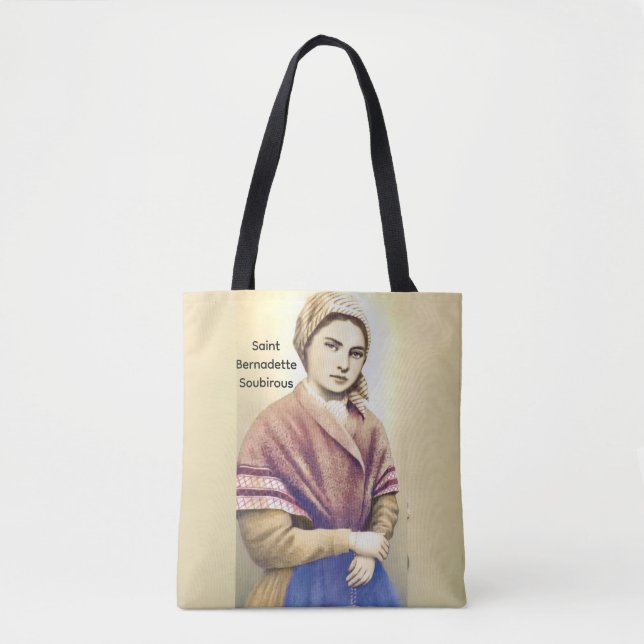 Saint Bernadette Soubirous Tote Bag (Front)