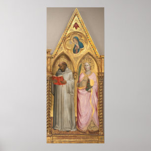 Saint Bernard - Agnolo Gaddi Fine Art Poster
